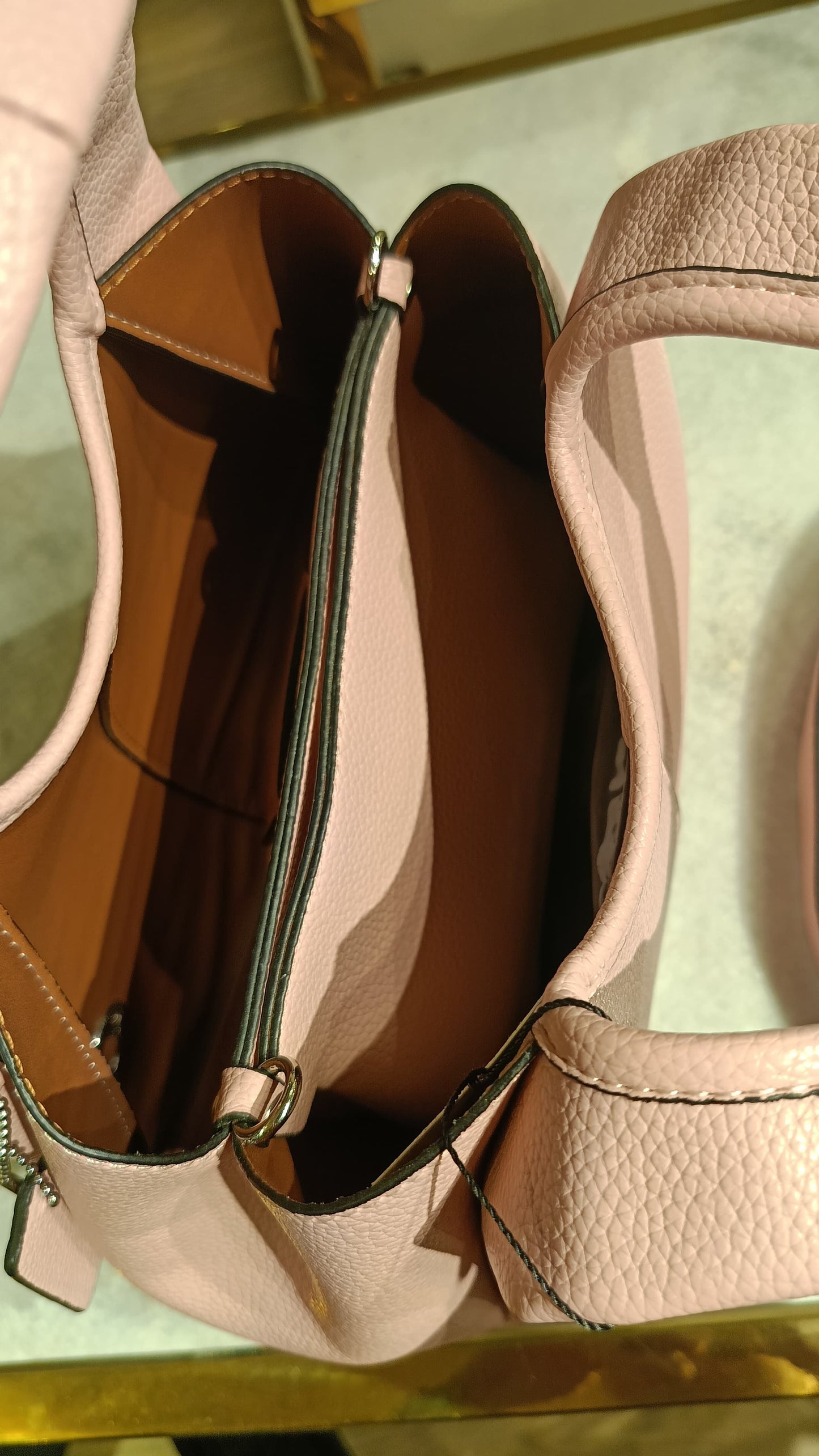 COACH Pebbled Leather Lana 2 Top-Handle Shoulder Bag