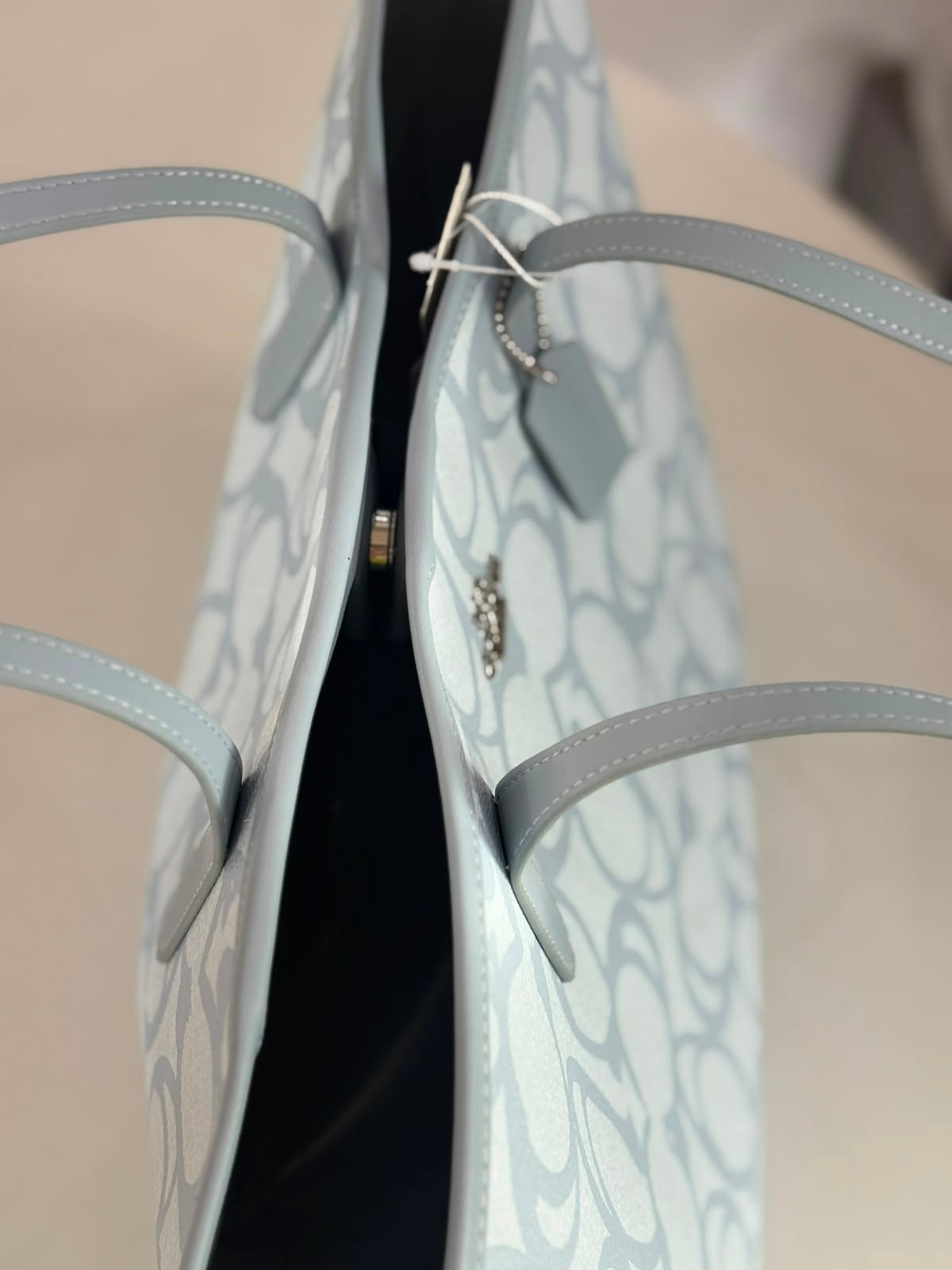 COACH Signature Canvas City Tote Bag
