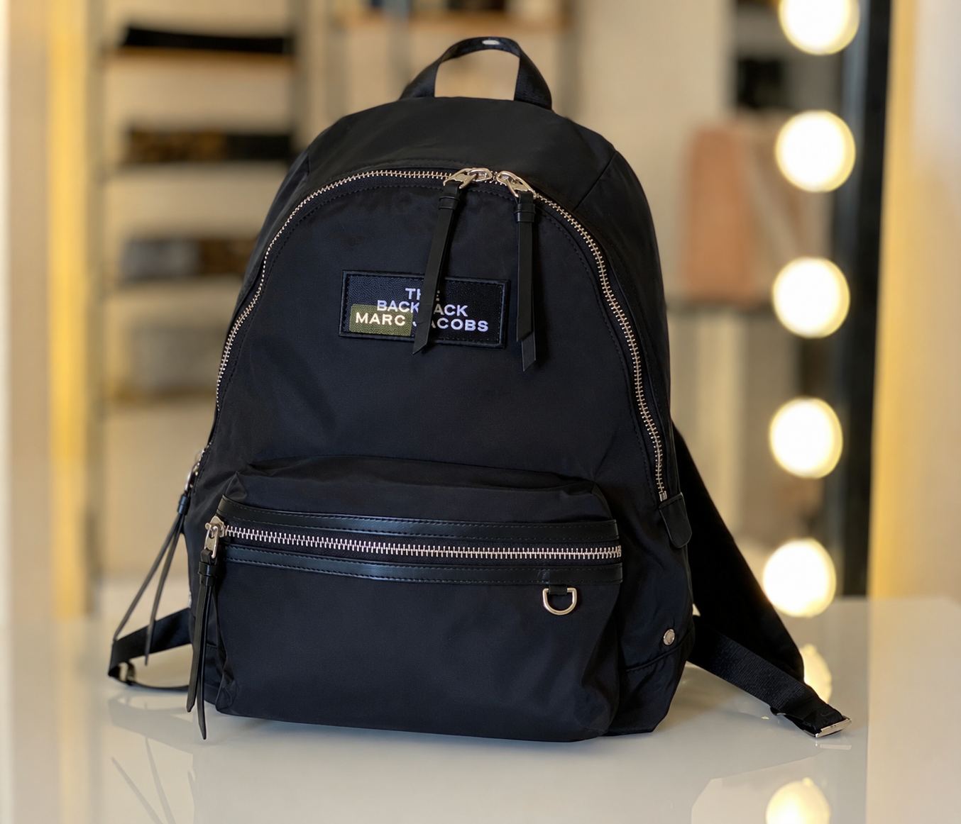 MARC JACOBS The Backpack Nylon Backpack Black
