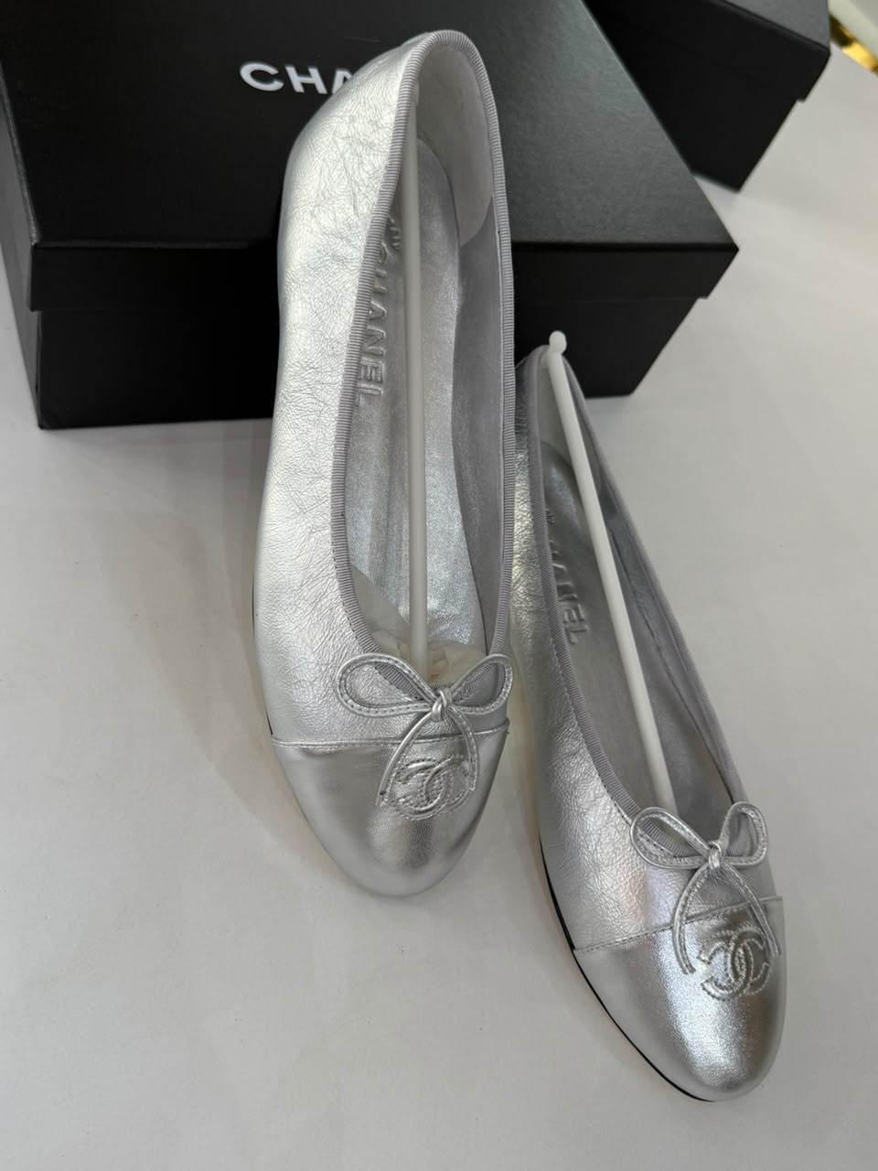 Chanel Loafer (Silver)