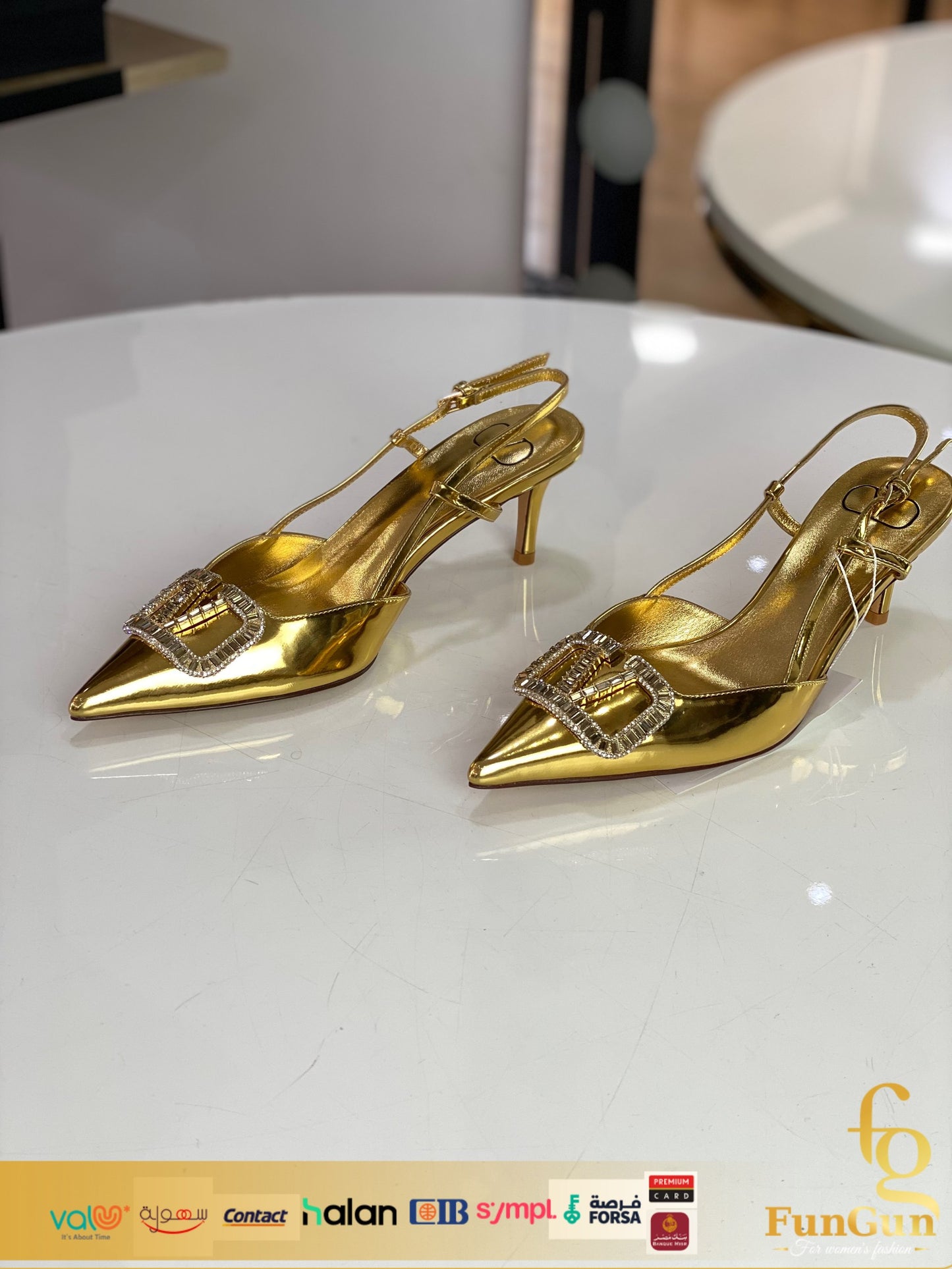 Valentino Shoes(Gold)
