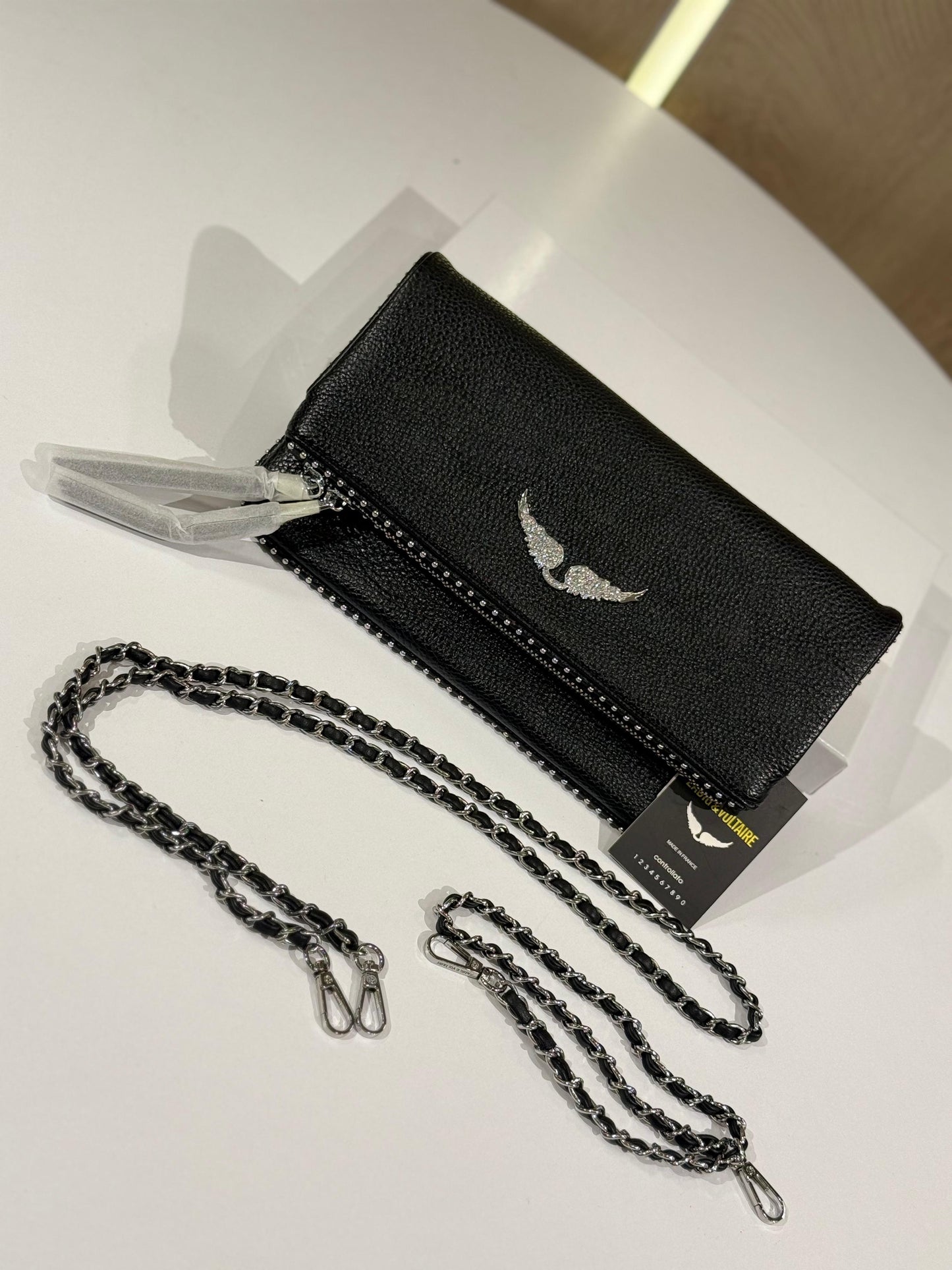 Zadig & Voltaire "Rock" Clutch with stars stads