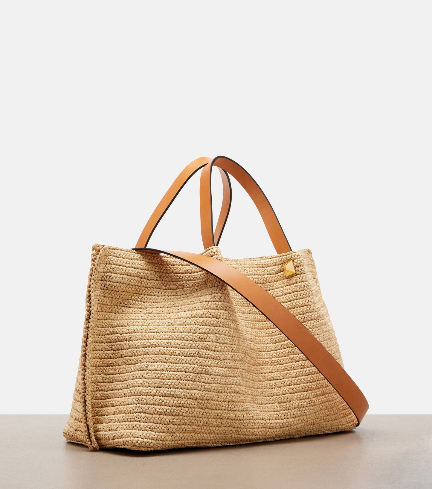 Valentino Garavani Medium Straw Summer Tote