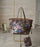 Louis Vuitton Neverfull Tote (Dark Floral Monogram)