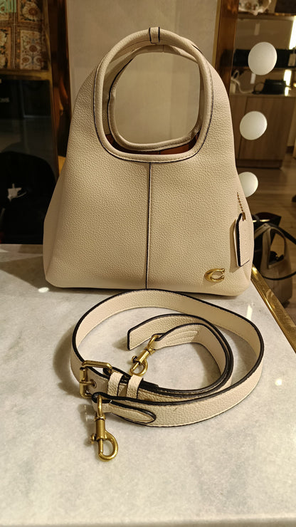 COACH Pebbled Leather Lana 2 Top-Handle Shoulder Bag