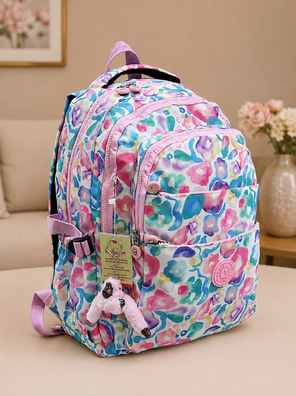 kipling Bag: 6 Zippers + 2 Side Pockets