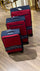 TOMMY HILFIGER 3-Piece Luggage Set – Red/Navy