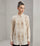Quartz Geometric Embroidered Linen Shirt