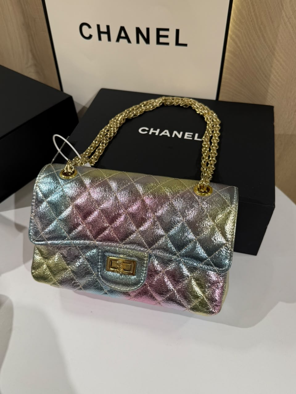Chanel 2.55 Reissue Flap Bag (Iridescent/Metallic Finish)