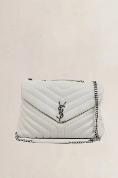 YSL
White Loulou Medium Crossbody Bag