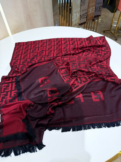 Fendi scarf Double face