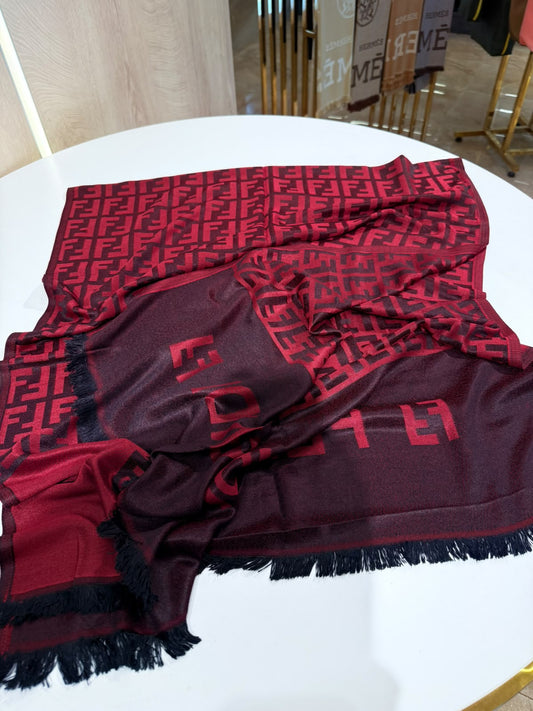 Fendi scarf Double face
