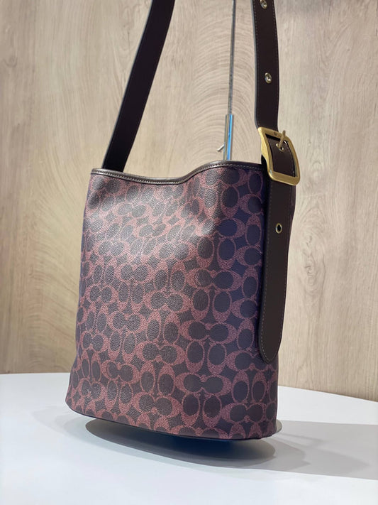 COACH Signature Canvas Bucket Bag