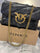 PINKO Black Quilted Mini Bag with Gold Bird Lock