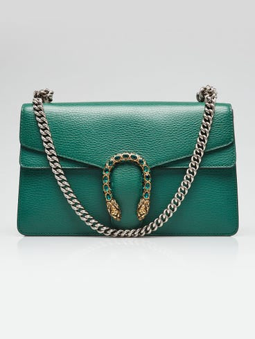 GUCCI
Green Leather Dionysus Small Shoulder Bag