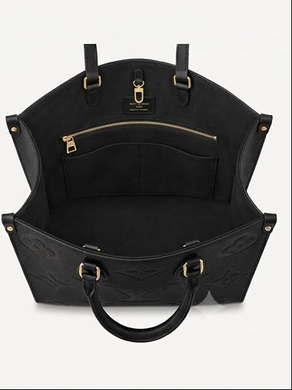 Louis Vuitton OnTheGo Tote (Empreinte Leather with Animal Print Side Panels)