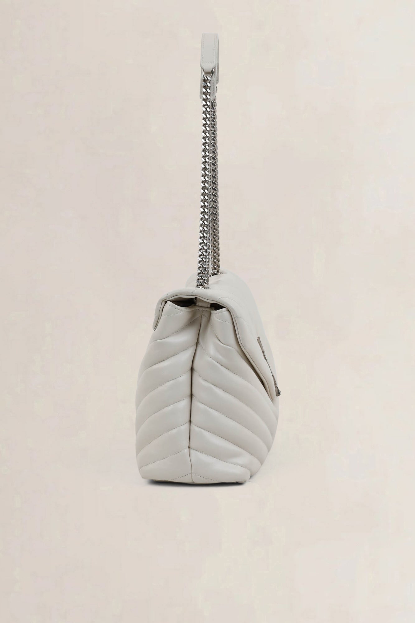 YSL
White Loulou Medium Crossbody Bag