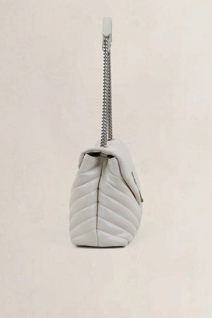 YSL
White Loulou Medium Crossbody Bag