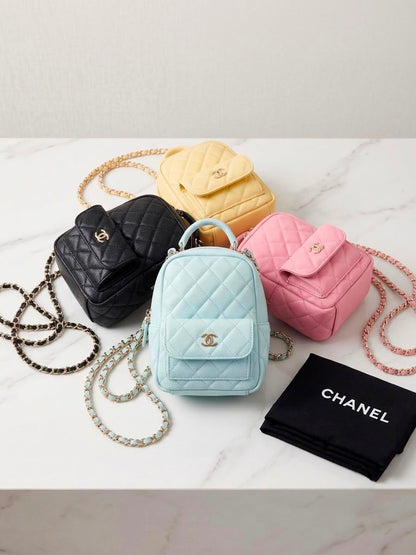 Chanel Quilted Caviar Backpack