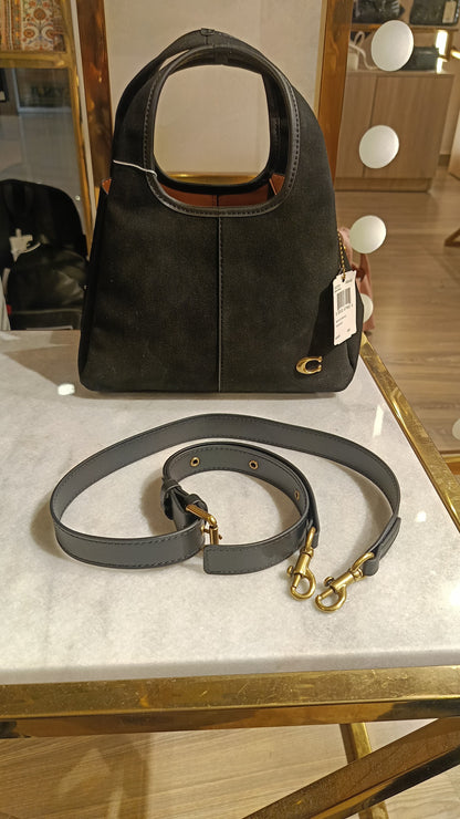 COACH Pebbled Leather Lana 2 Top-Handle Shoulder Bag
