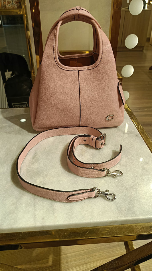 COACH Pebbled Leather Lana 2 Top-Handle Shoulder Bag