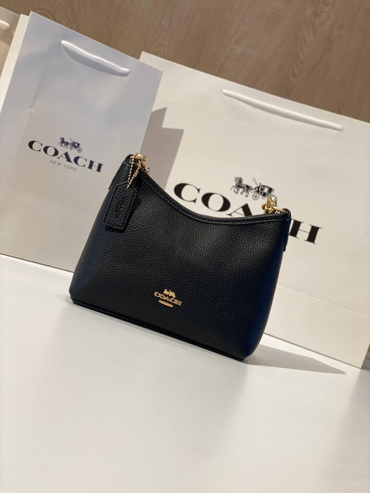 COACH Pebbled Leather Swinger 20 Shoulder Bag