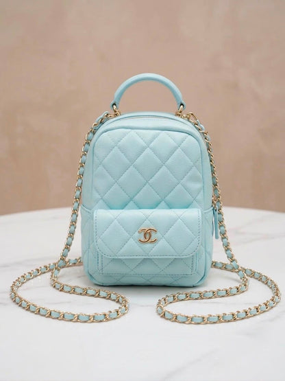 Chanel Quilted Caviar Backpack