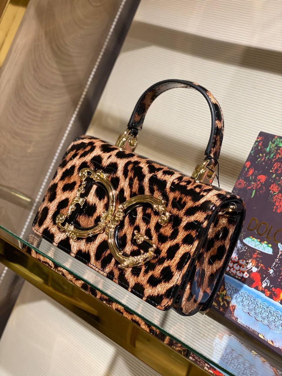 Metallic Dolce & Gabbana DG Girls phone/crossbody bag