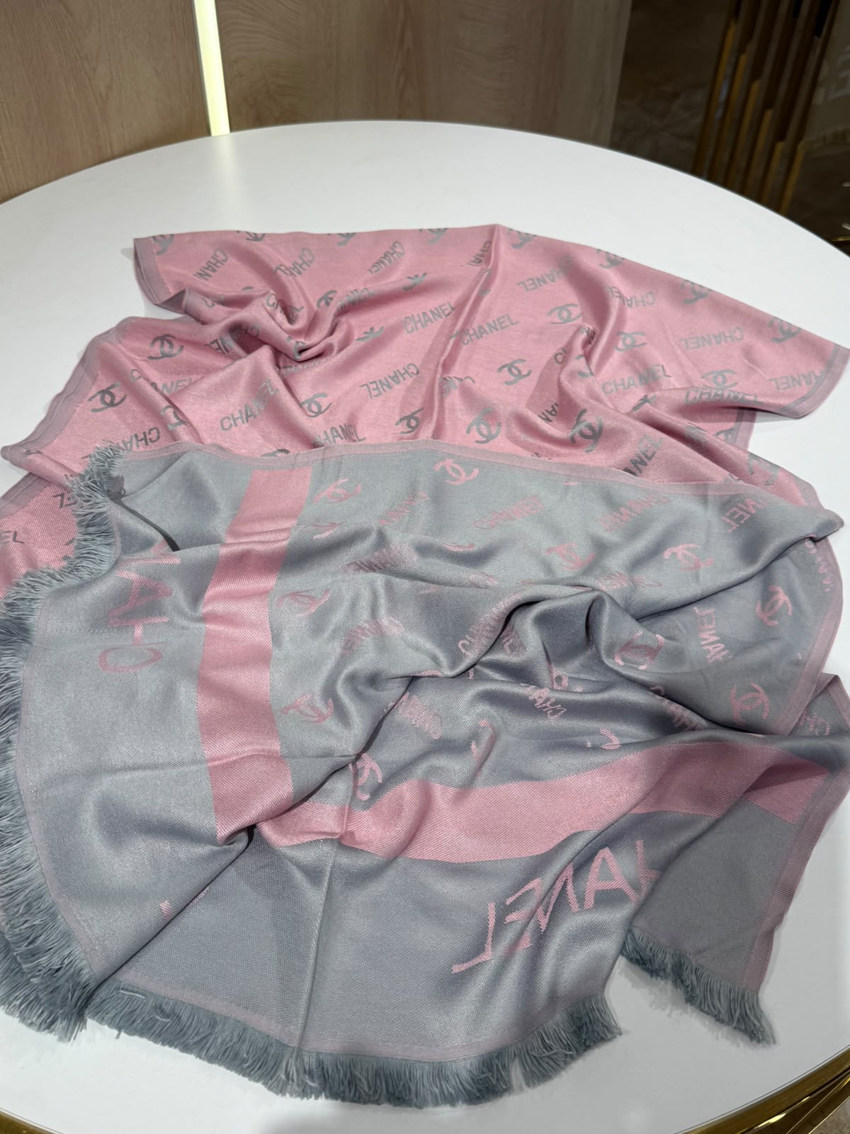 Chanel Scarf double face