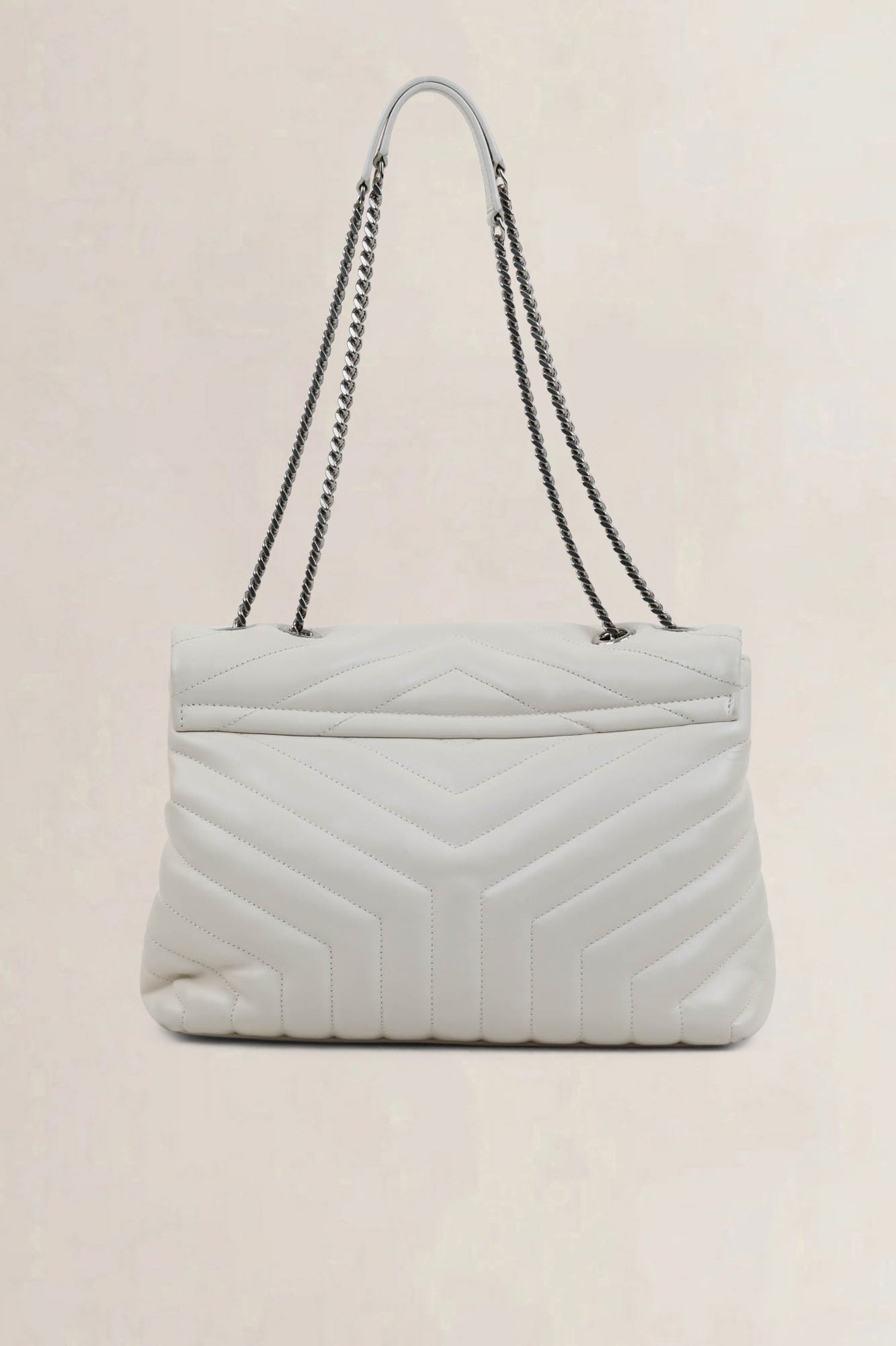 YSL
White Loulou Medium Crossbody Bag