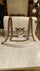 PINKO White Quilted Chevron Mini Bag with Gold Bird Lock