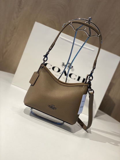 COACH Pebbled Leather Swinger 20 Shoulder Bag
