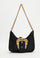VERSACE JEANS COUTURE Black Baroque Buckle Mini Bag
