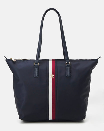 TOMMY HILFIGER Stripe Tote – Navy