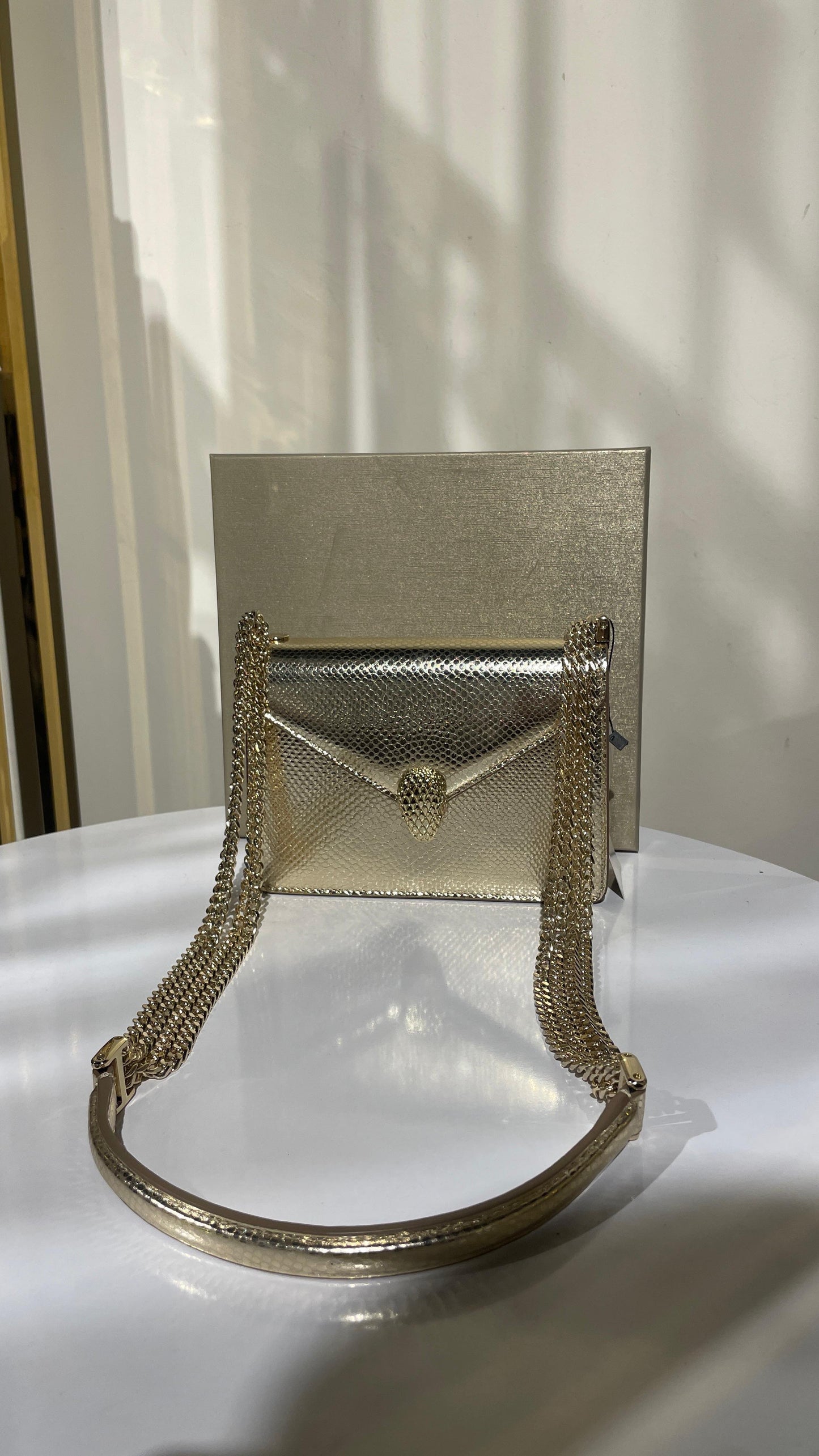 Bvlgari Serpenti Forever Metallic Crossbody Bag