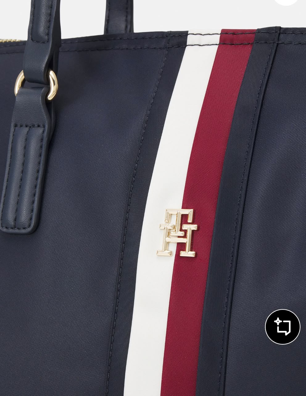 TOMMY HILFIGER Stripe Tote – Navy