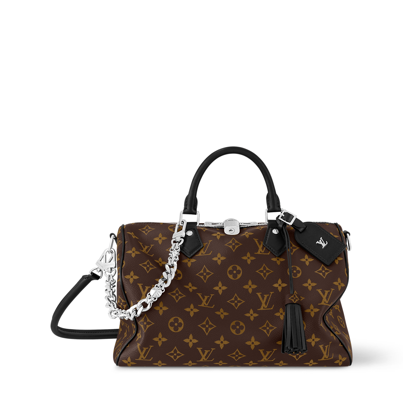 Louis Vuitton Speedy Soft 30 Dark monogram canvas bag