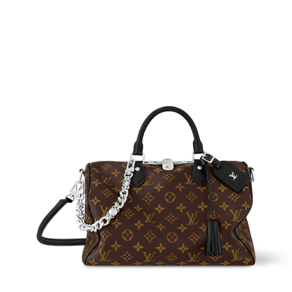 Louis Vuitton Speedy Soft 30 Dark monogram canvas bag