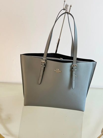 COACH Signature Canvas Zip-Top Tote Bag