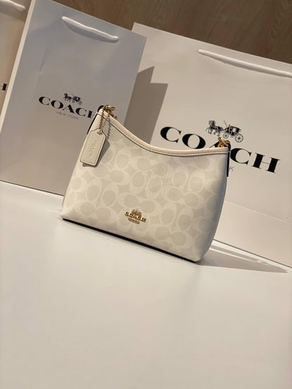 COACH Pebbled Leather Swinger 20 Shoulder Bag