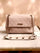GUESS Blush Pink Logo Monogram Crossbody with Eyelet Strap