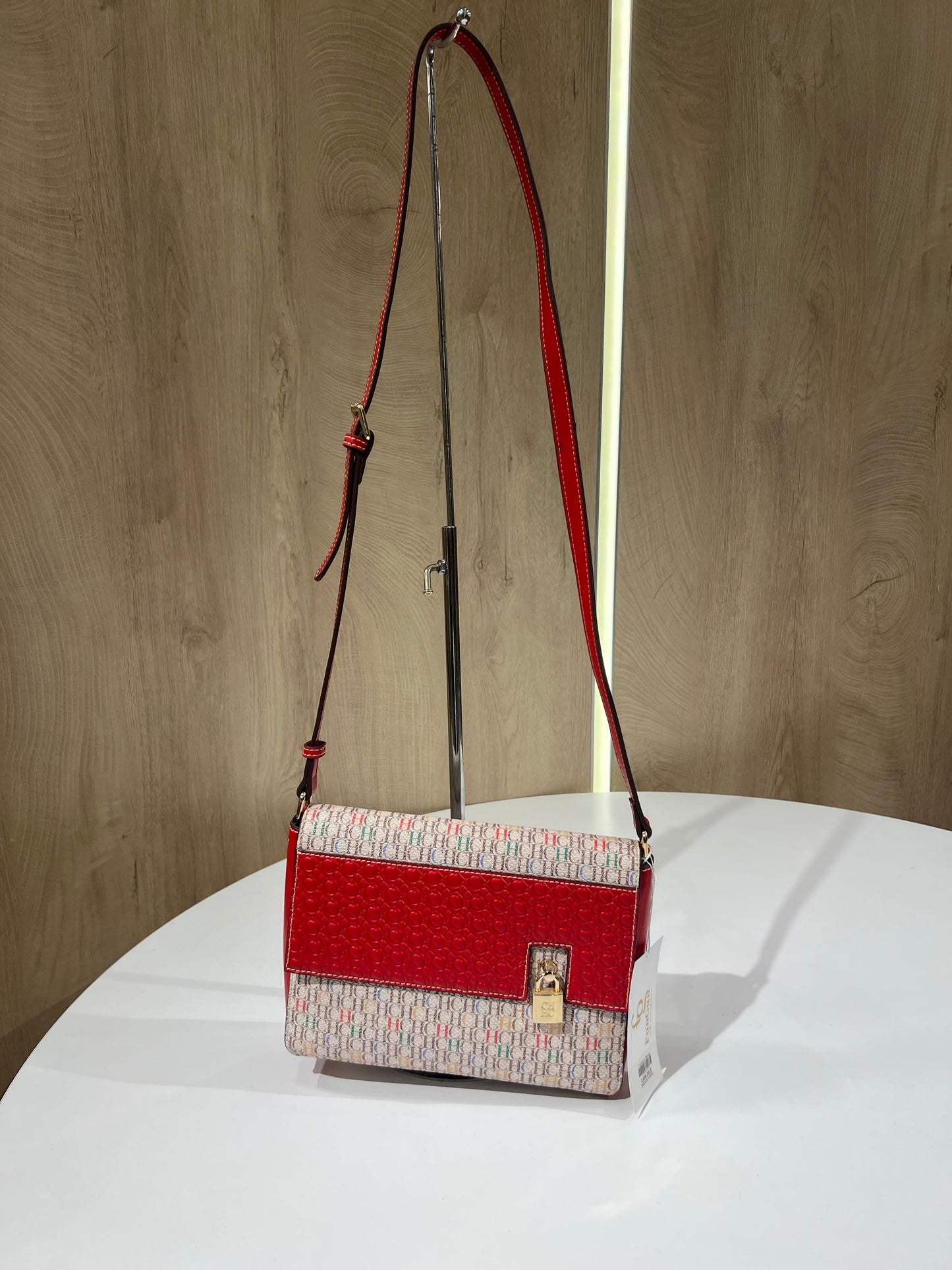 MWTS CHCH Letter Print Shoulder Bag Crossbody Bag