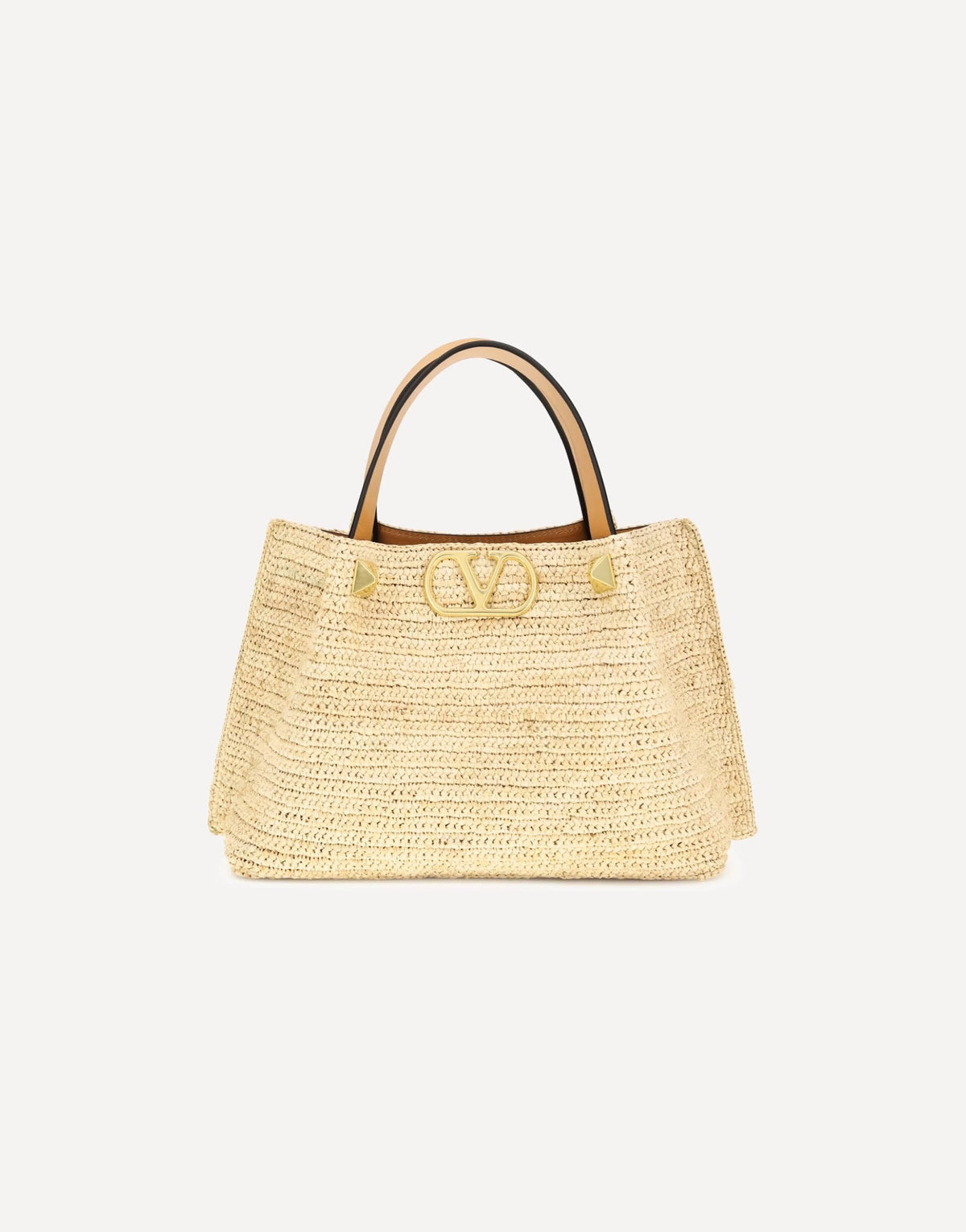 Valentino Garavani Medium Straw Summer Tote