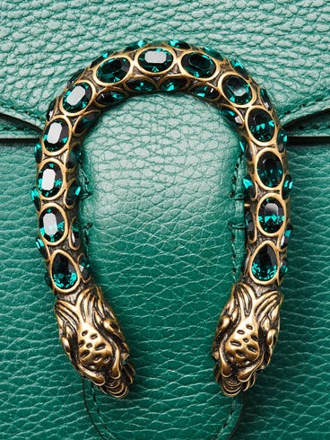 GUCCI
Green Leather Dionysus Small Shoulder Bag