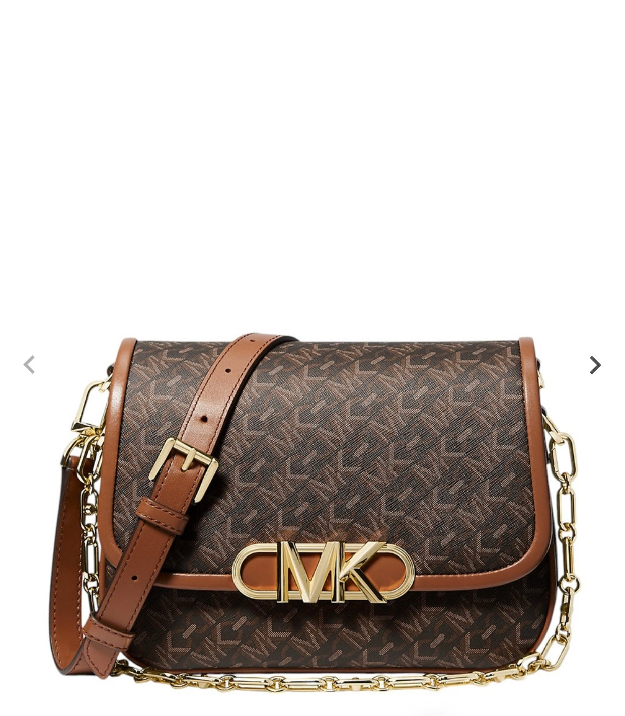 MK Logo print Parker Medium Empire bag