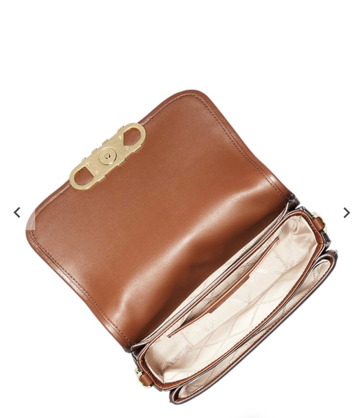 MK Logo print Parker Medium Empire bag