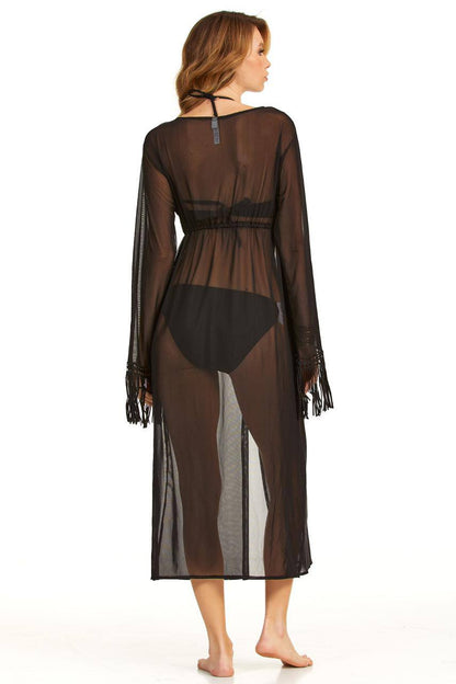 Swimsuit black cover up