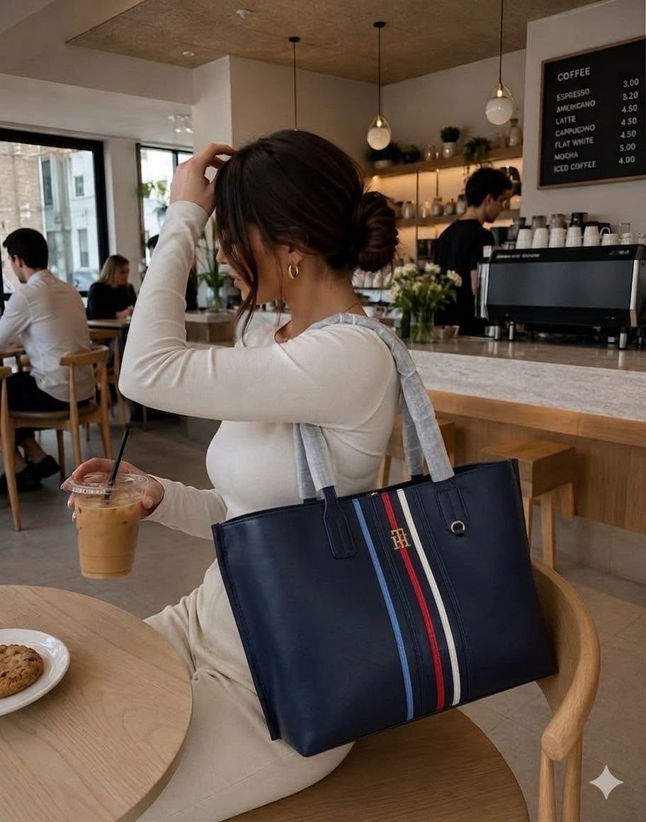 TOMMY JEANS Stripe Tote