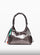 Desigual Metallic Grey Ruched Handle Shoulder Bag