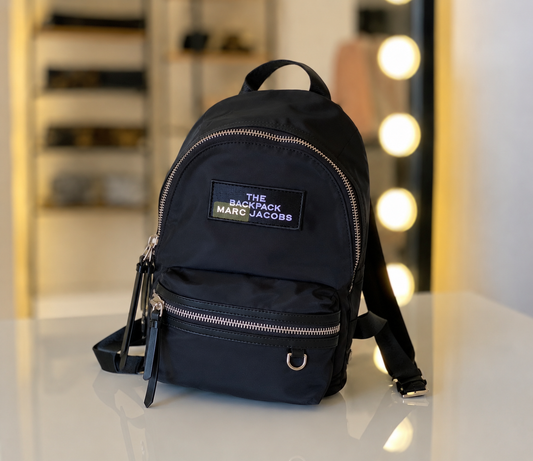 MARC JACOBS The Backpack Nylon Backpack Black